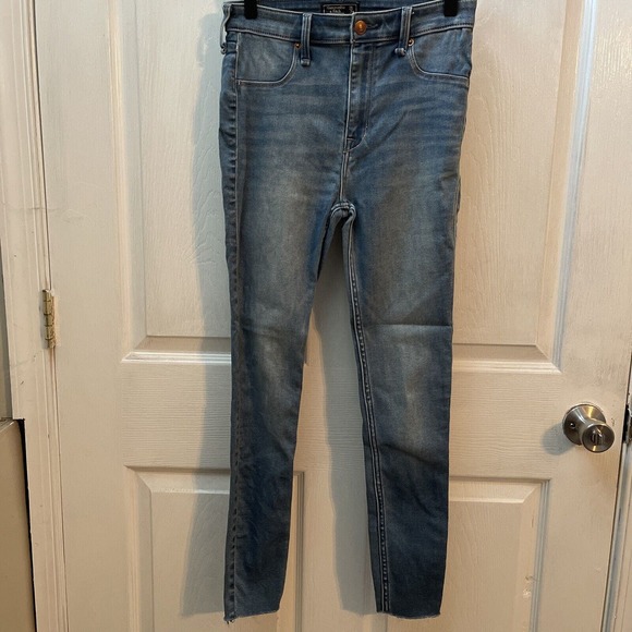 Abercrombie & Fitch Simone High Rise Jean Jegging‎ Raw Hem Size 26 / 2S - Picture 1 of 12
